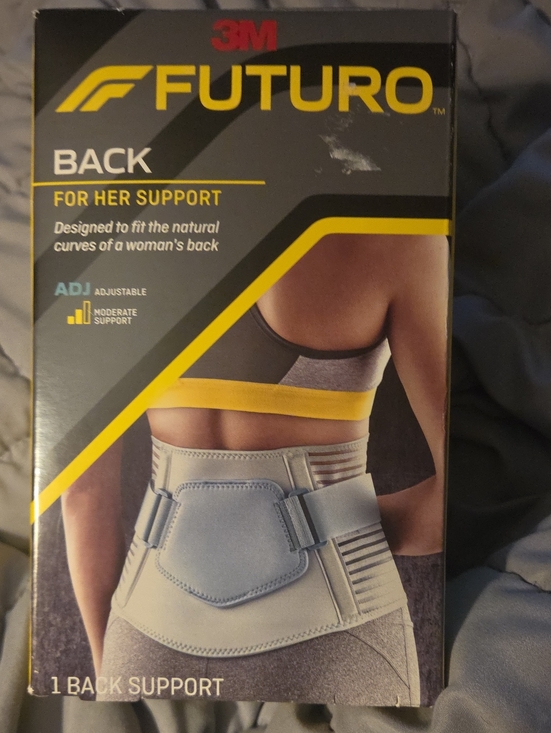 Futuro Other - Futuro Women's Back Support Belt in Gray with Yellow Trim